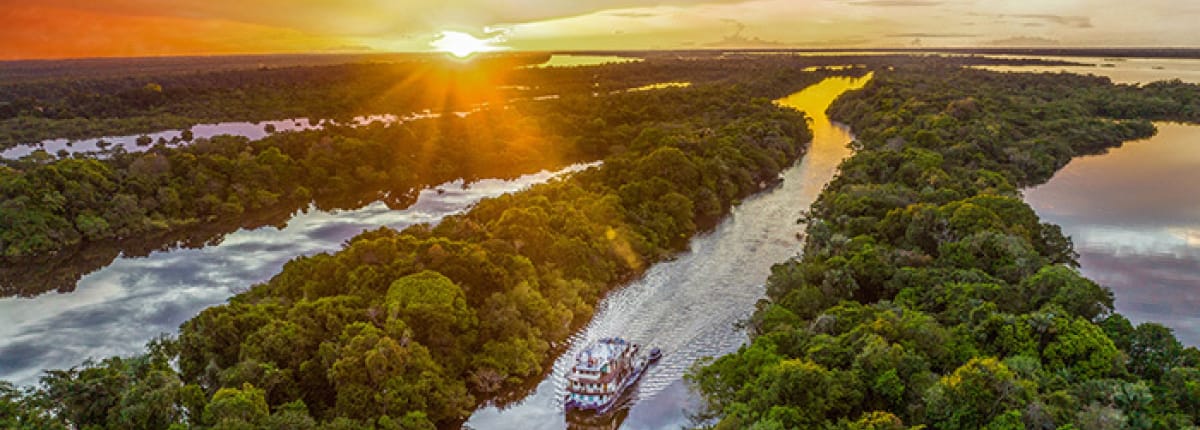 Sunset River Journey